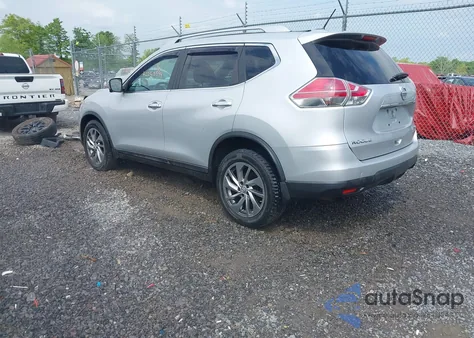 2015 Nissan Rogue Sl z USA, uszkodzony, nr VIN 5N1AT2MV5FC865028